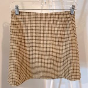 Aritzia Classic Plaid Mini Skirt (Wilfred)